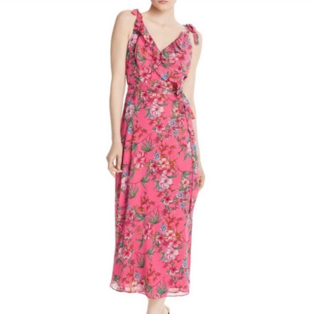 Nanette Lepore Pink Tropical Floral Dress